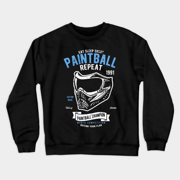 Paintball Champion Crewneck Sweatshirt by JakeRhodes